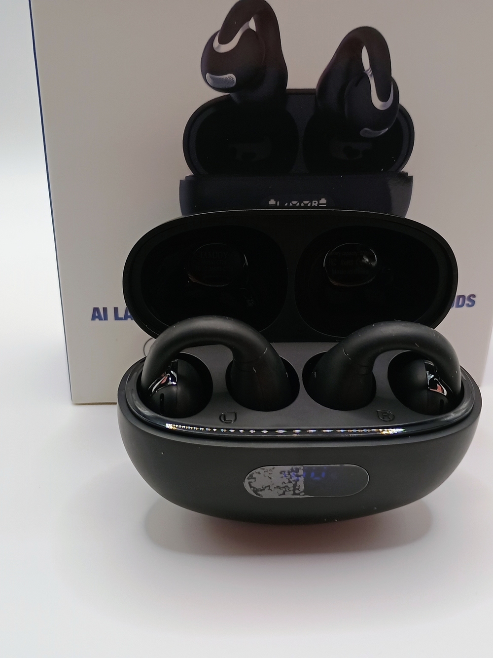 Black Translator Wireless Earbuds